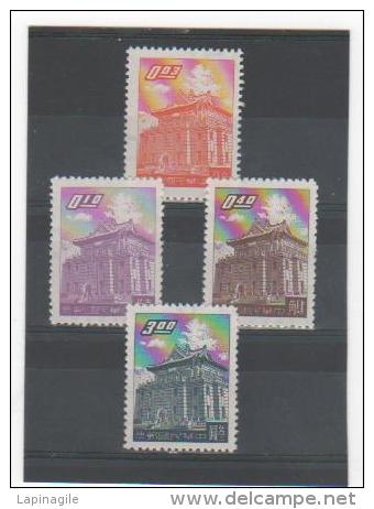 TAIWAN 1959-60 YT N° 284-5-7-93 NEUFS** Emis Sans Gomme - Neufs