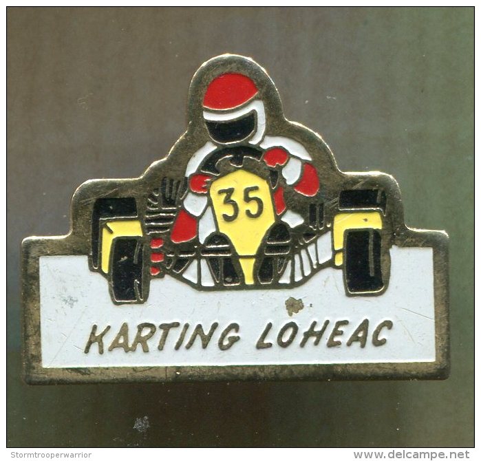 Pin´s - Karting LOHEAC Kart - Ille Et Vilaine Bretagne - Car Racing - F1