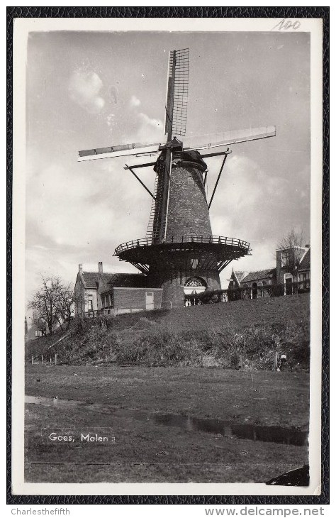 Goes, Molen. (echte Foto) - Goes