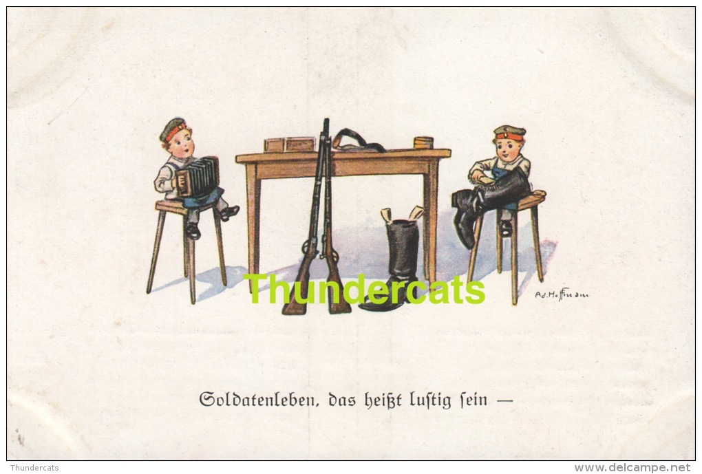 CPA ILLUSTRATEUR ENFANTS ** AD. HOFFMANN ** ARTIST SIGNED CHILDREN CARD **  SWSB 4990 - Hoffmann, Ad.