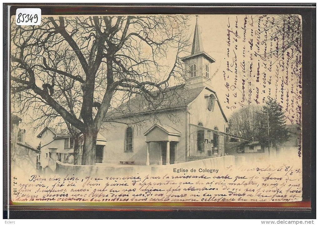 COLOGNY - L'EGLISE - TB - Cologny