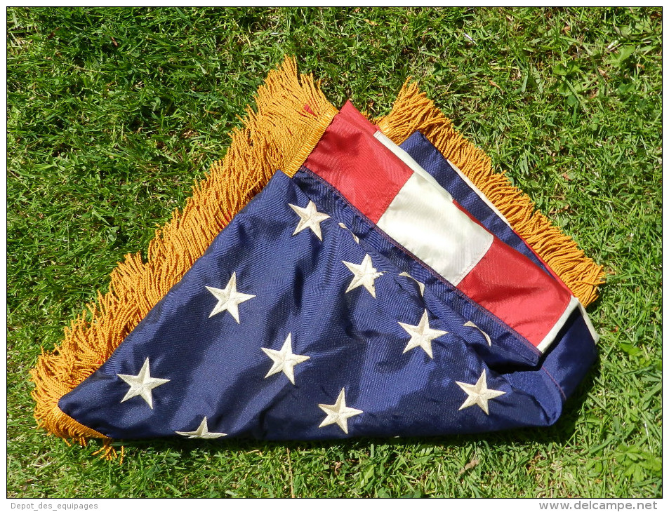 1944--2014 : SUPERBE DRAPEAU U.S.A. 48 ETOILES 39 - 45  En Nylon  #.4 ............ - Vlaggen