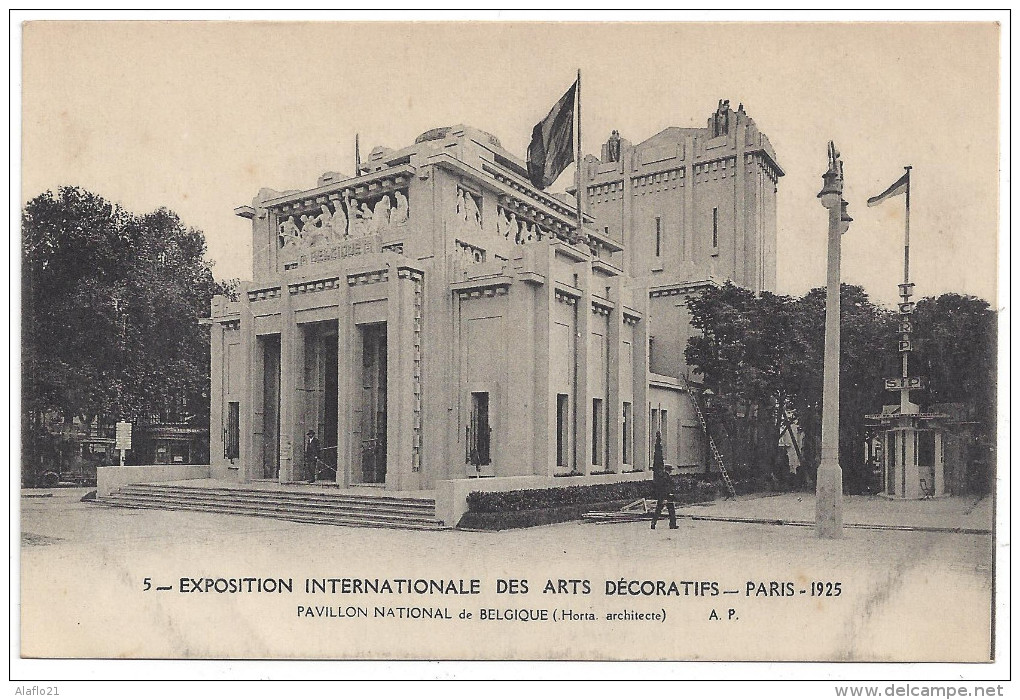 CPA 75 PARIS - EXPOSITION ARTS DECORATIFS 1925 - Pavillon National De Belgique - Expositions