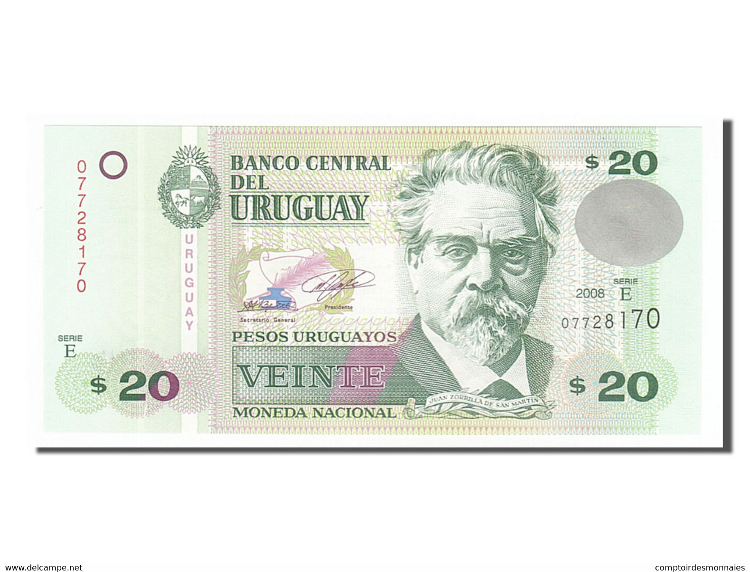 Billet, Uruguay, 20 Pesos Uruguayos, 2008, NEUF - Uruguay