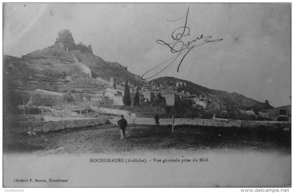 Vue Générale Prise Du Midi - Rochemaure