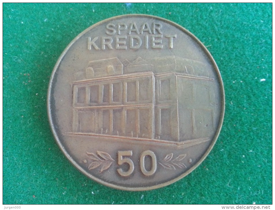 Spaarkrediet, 1919-1969, 19 Gram (medailles0167) - Professionali / Di Società