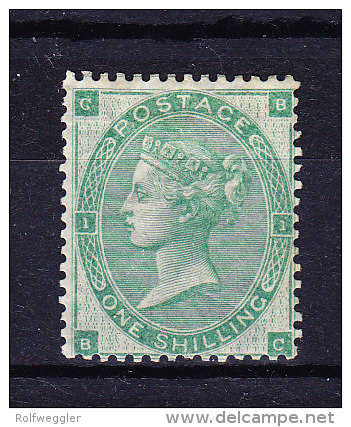 1862/64  SG 90 * Queen Victoria 1 S Green - - Unused Stamps