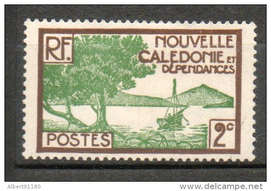 N CALEDONIE 2c Sépia Vert Jaune 1928-38 N°140 - Nuevos
