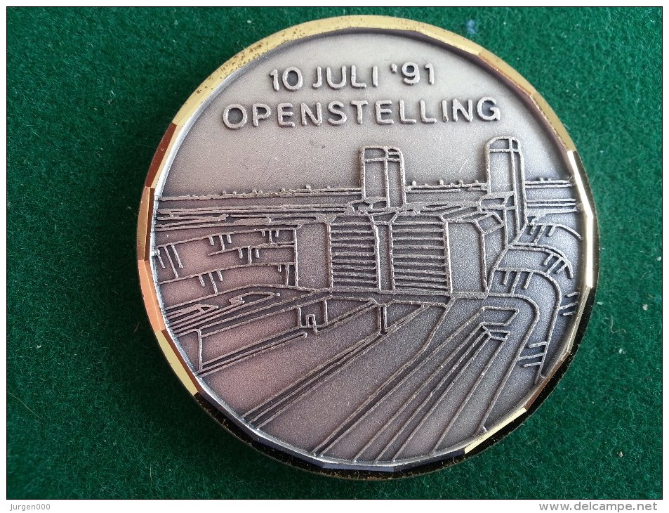 De Meyer-Van Laere-Betonac, Liefkenshoektunnel, 10/7/1991, 38 Gram (medailles0248) - Other & Unclassified