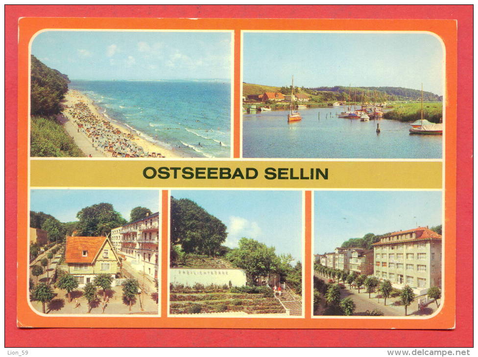 144235 /  Ostseebad Sellin Auf Rügen  -  WILHELM PIECK STRASSE -  DDR Germany Deutschland Allemagne Germania - Sellin