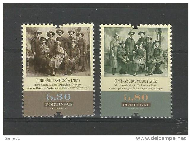 Portugal 2013 Mi.Nr. 3945 / 46 , Missoes Laicas Em Afrika - Postfrisch / MNH / Mint (**) - Nuovi