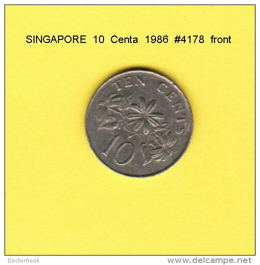 SINGAPORE   10  CENTS  1986  (KM # 51) - Singapur