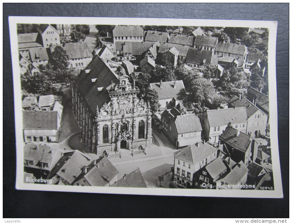 AK BÜCKEBURG 1940 Fliegeraufnahme ///  D*12429 - Bueckeburg