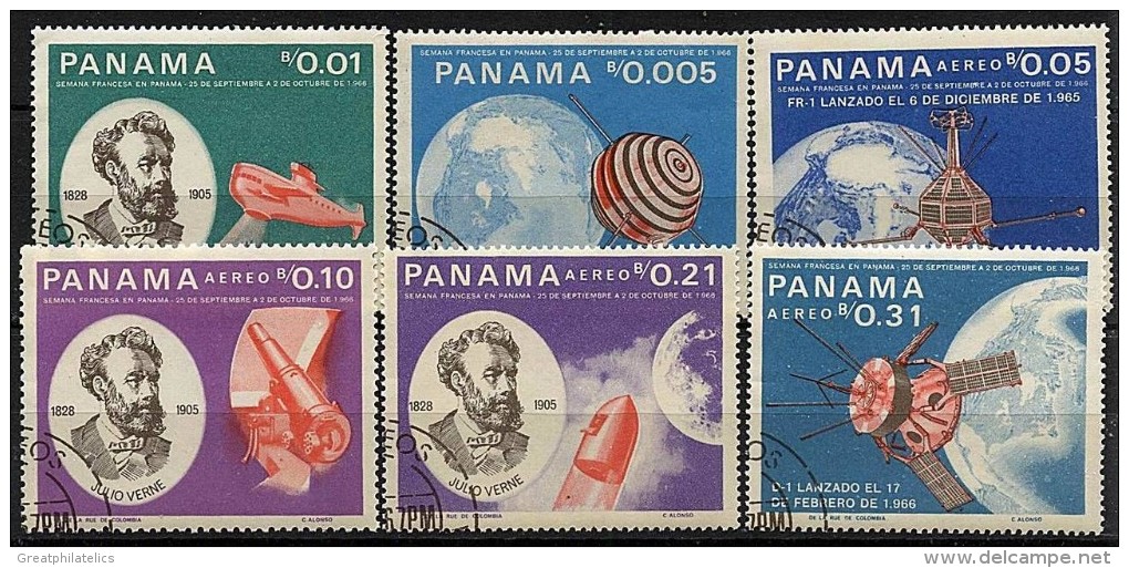 PANAMA = JULES VERNE / SPACE, SUBMARINE, ASTRONOMY A8 - Collections
