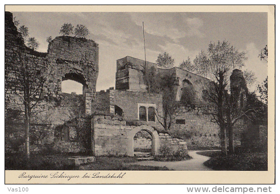 CPA LANDSTUHL- SICKINGEN CASTLE RUINS - Landstuhl