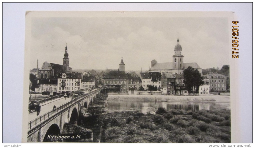 AK  Kitzingen Mit Blick Vom Main - Kitzingen