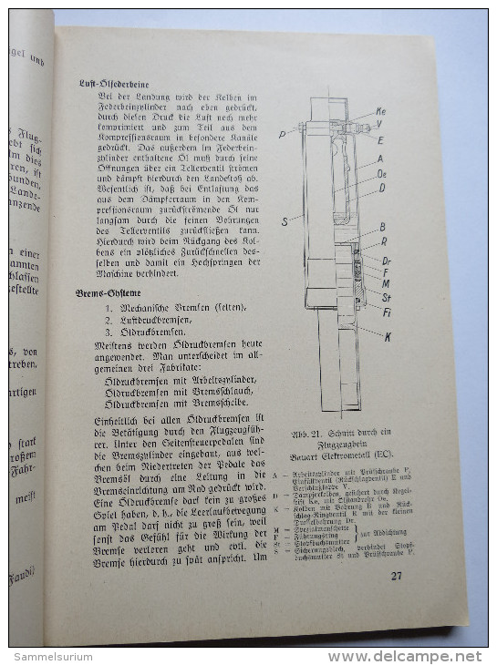 Luftfahrt-Lehrbücherei "Flugzeugführung" (Band 2) Von 1940 - Techniek