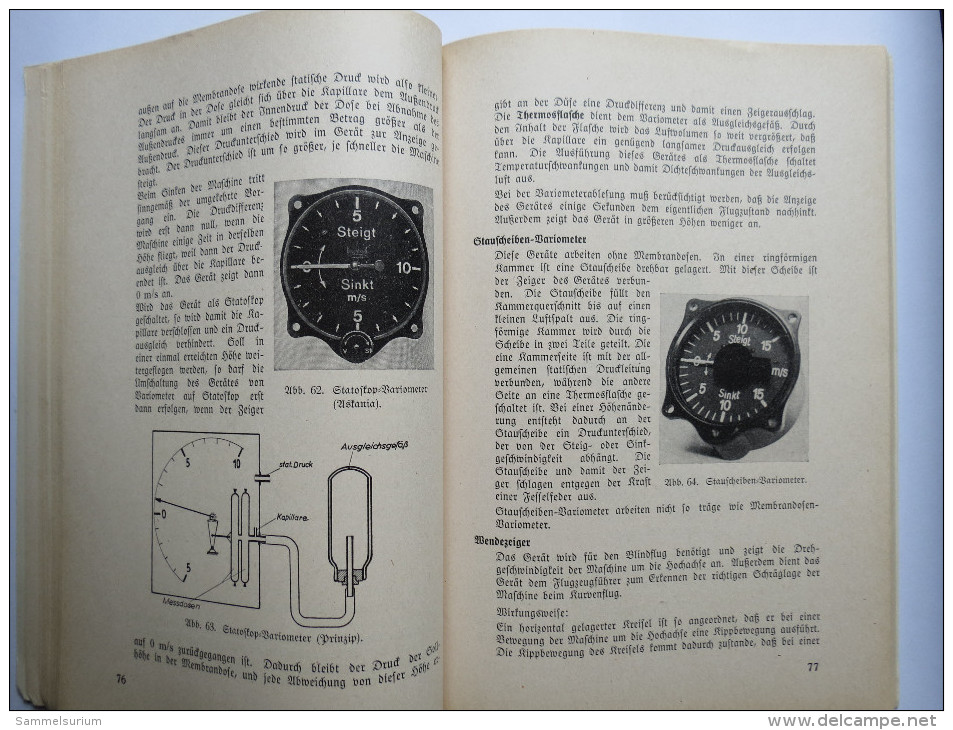 Luftfahrt-Lehrbücherei "Flugzeugführung" (Band 2) von 1940