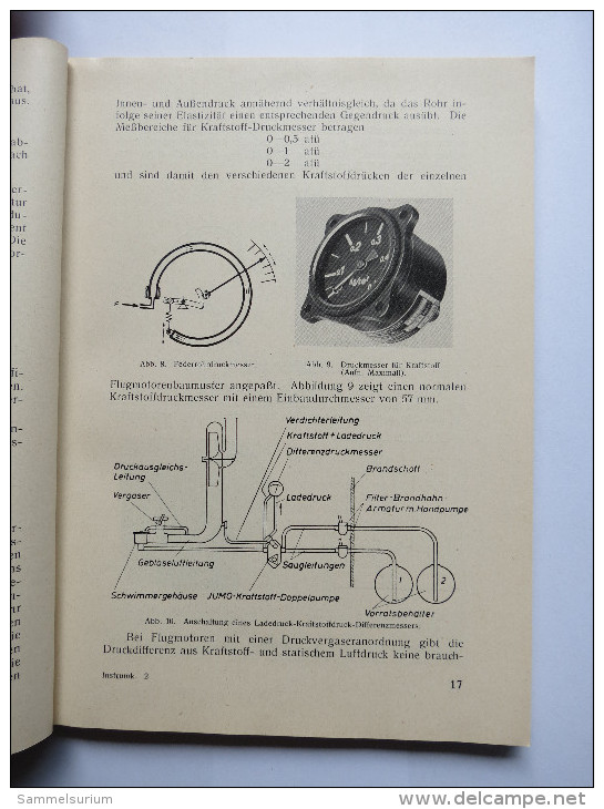 Luftfahrt-Lehrbücherei "Instrumentenkunde" (Band 17) Von 1940 - Techniek