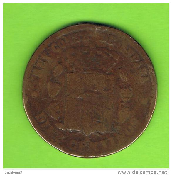 61  ESPAÑA   -  ALFONSO XII  10 Centimos 1879 - Primi Conii