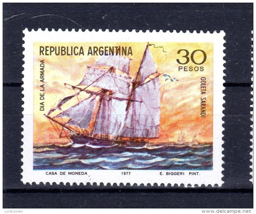 ARGENTINA - 1977 - Navy Day, Ship - Sc 1146 -  VF MNH - Ongebruikt