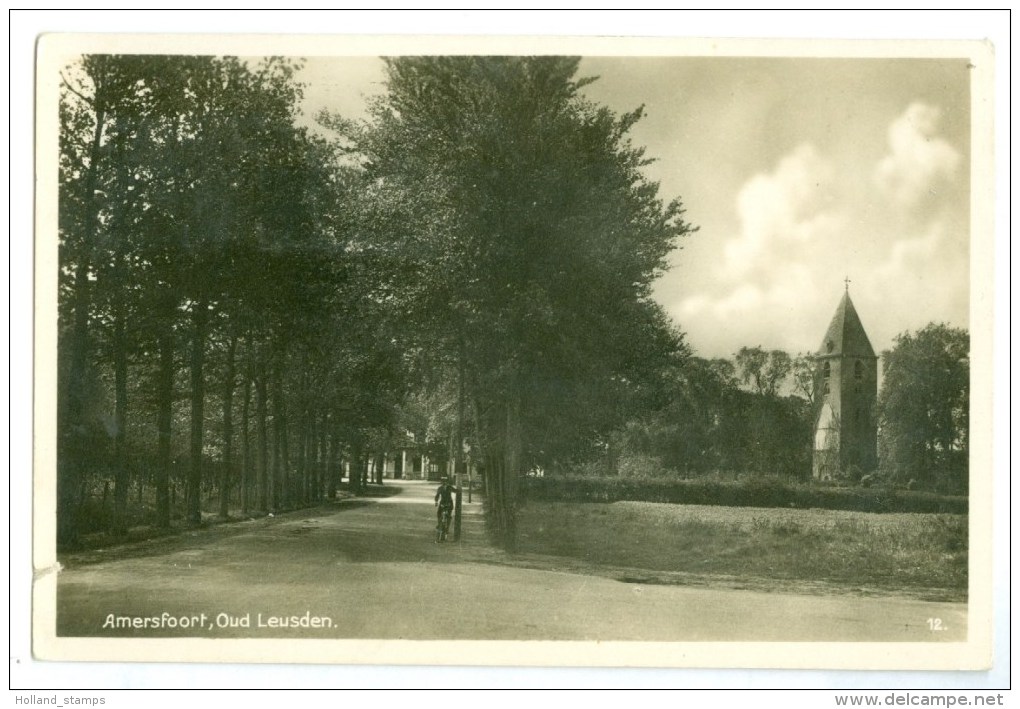 AMERSFOORT * OUD LEUSDEN * ANSICHTKAART * CPA * GELOPEN IN 1940 NAAR AMSTERDAM  (3071a) - Amersfoort