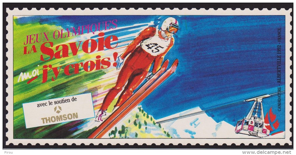 JEUX  OLYMPIQUES D'ALBERTVILLE 1992 : SAUT à  SKI - Olympische Spiele