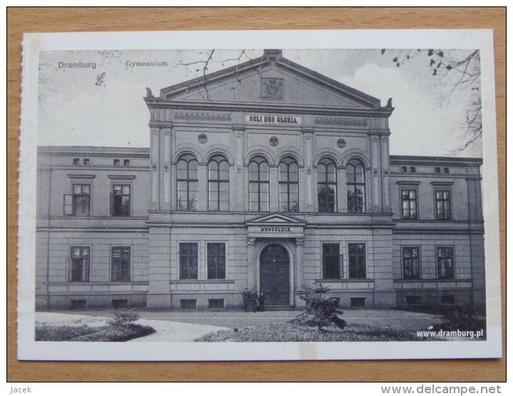 Dramburg I Pom /  Gymnasium / Drawsko Pomorskie / Reproduction - Ostpreussen