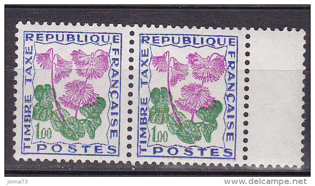 N° 102 Fluers Des Champs: Sodanelle Des Alpes: 1 Paire De 2 Timbres - 1960-.... Mint/hinged