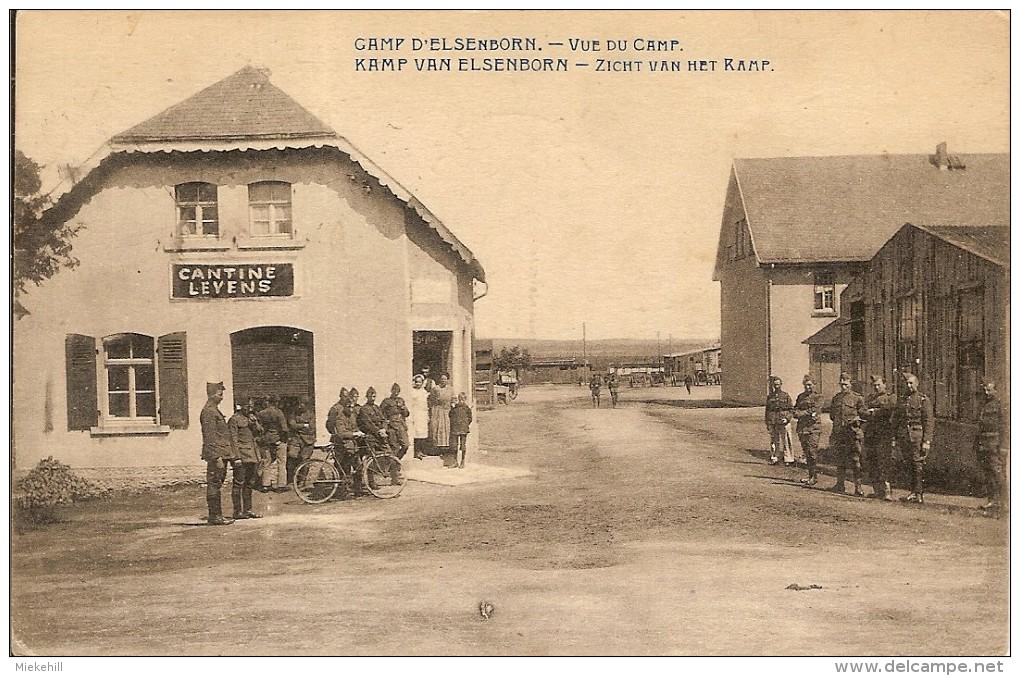 ELSENBORN-camp Militaire- CANTINE LEYENS-oblitération Militaire Au Verso - Elsenborn (camp)