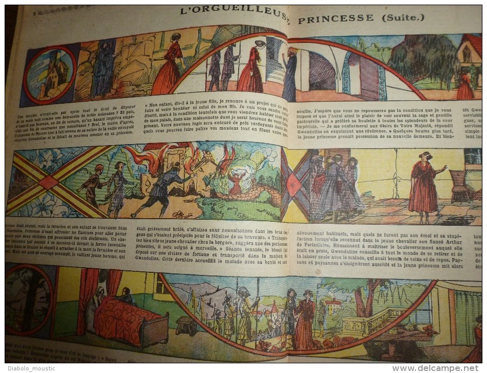 1932  "FILLETTE"  Belles Histoires à Suivre Et Aussi Ponctuelles..comme Celle-ci -----> LA LETTRE VOLEE...etc - Fillette