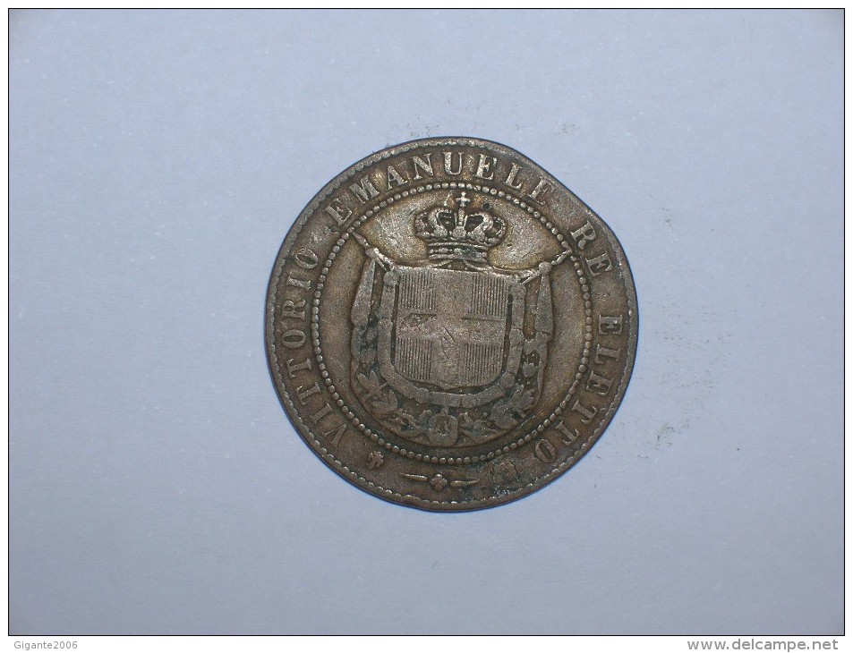 5 Centessimi 1859 Rey Electo (5352) - Piemonte-Sardegna, Savoia Italiana