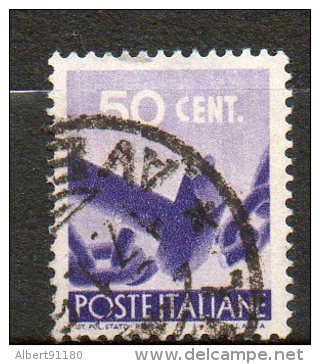 ITALIE  50c Violet 1945-48 N°485 - Afgestempeld