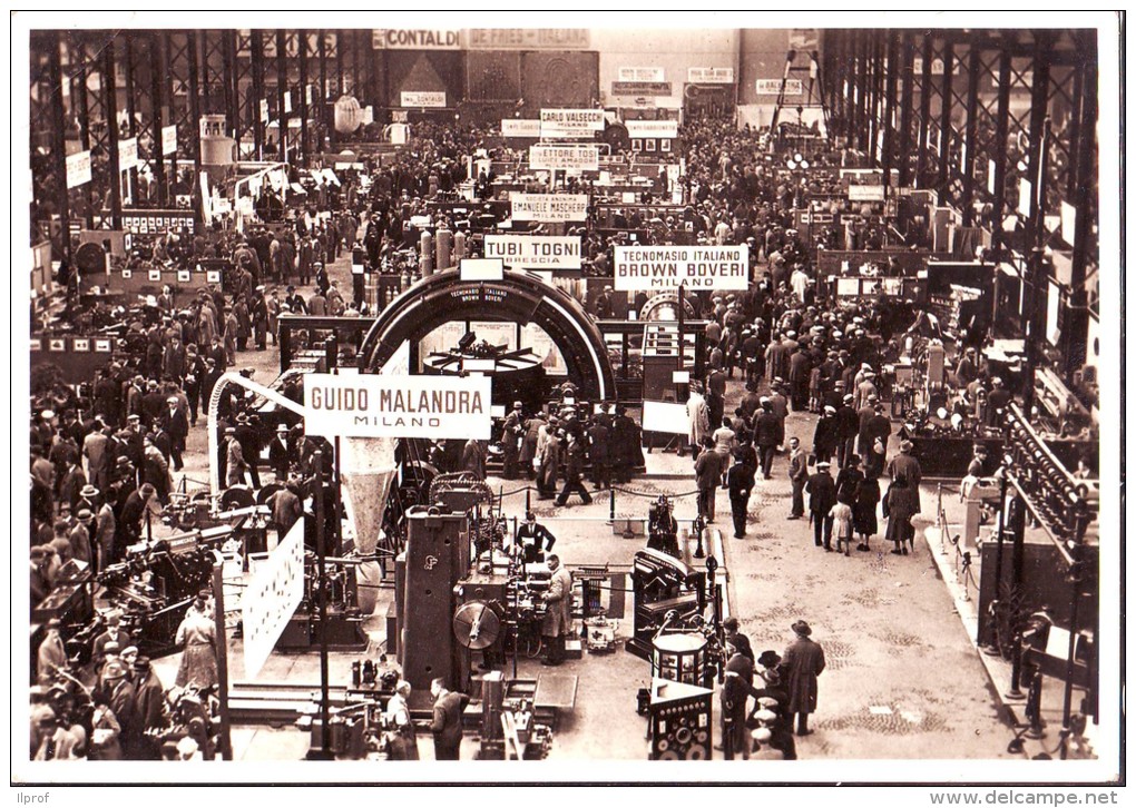 Fiera Di Milano Anno 1932, Padiglione Meccanica - Foires