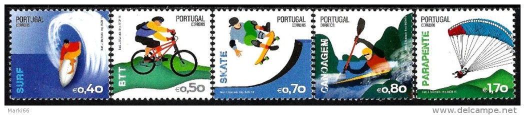 Portugal - 2014 - Extreme Sports - Mint Stamp Set - Nuovi