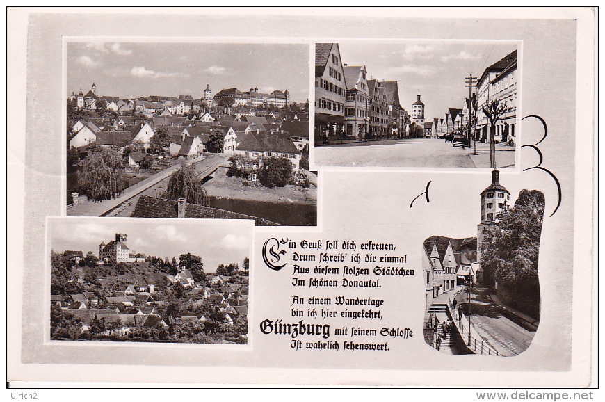 AK Günzburg - Mehrbildkarte - 1958 (5093) - Guenzburg