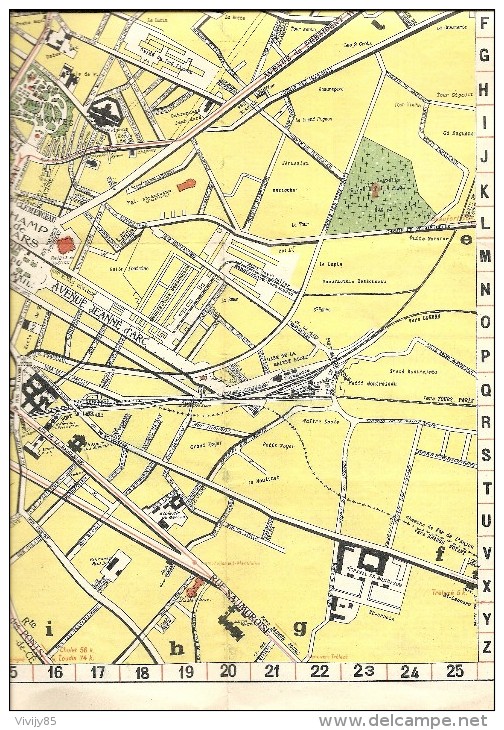 49 - ANGERS - Plan Guide Historique édition 1919/1920 Pas Très Courant - France