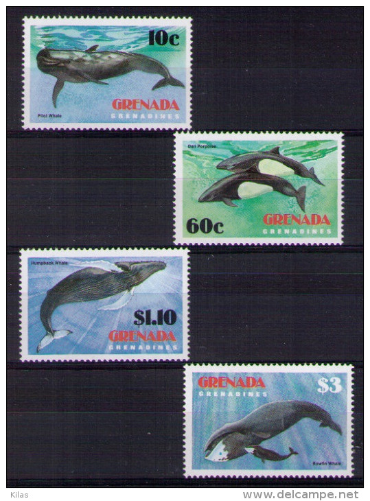 GRENADA GRENADINES 1982 WHALES MNH - Baleines