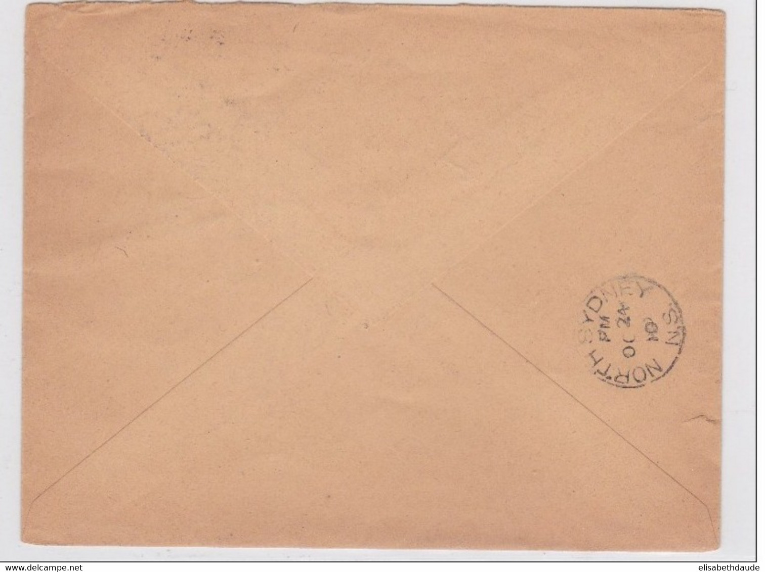 SPM - 1910 - YVERT N°84 SEUL Sur ENVELOPPE Pour NORTH SYDNEY (NOUVELLE ECOSSE) - COTE MAURY = 175 EUROS - Brieven En Documenten