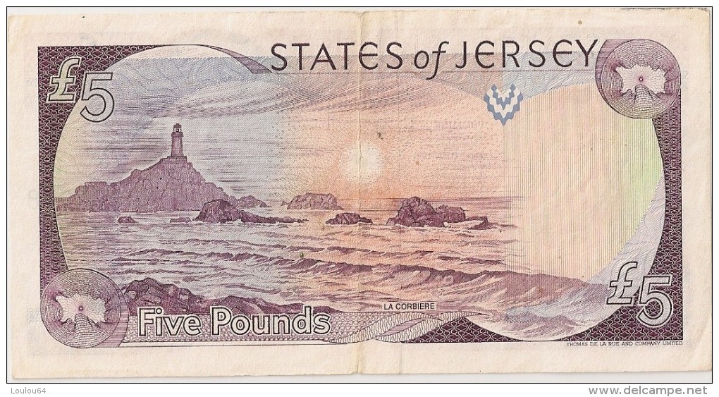 5 POUNDS - JERSEY - Non Daté - TTB - N° FC509978 - - Jersey