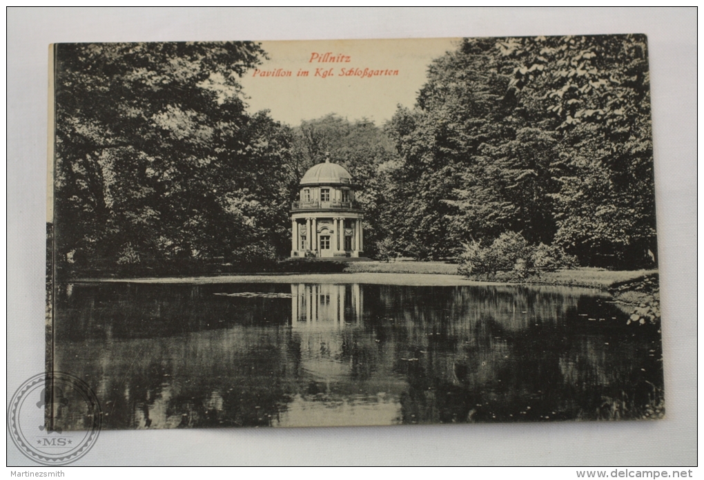 Old Germany Postcard -  Pillnitz, Pavillon Im Kgl. Schlobgarten - Edited: Adam´s Kunstverlag, Dresden - Unposted - Pillnitz