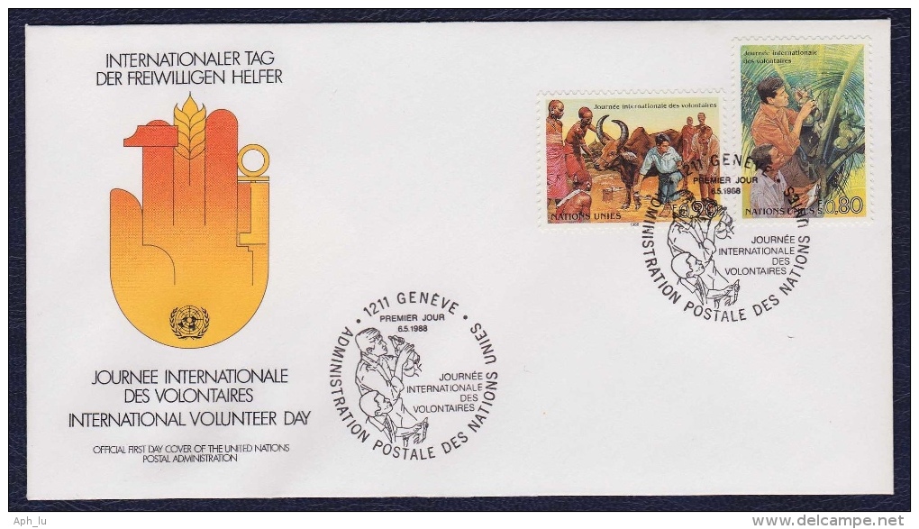 1988 - Internationaler Tag Der Freiwilligen Helfer (v025) - FDC