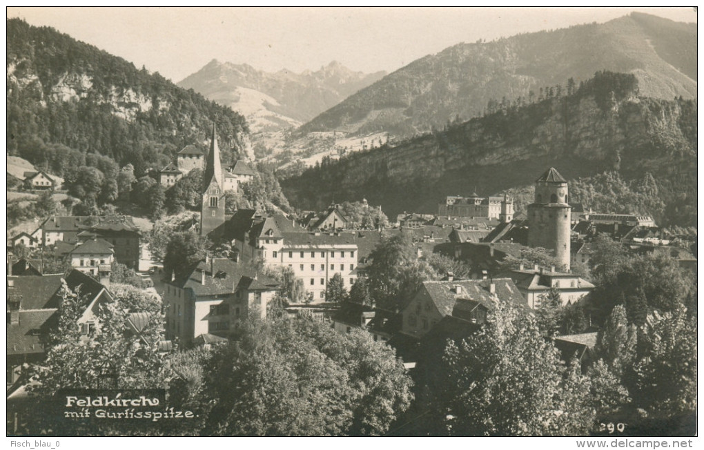 2) AK Vorarlberg 6800 Feldkirch Gurtisspitze Österreich AUSTRIA 1926 J. Nipp VBG Berg Autriche Ansichtskarte - Feldkirch