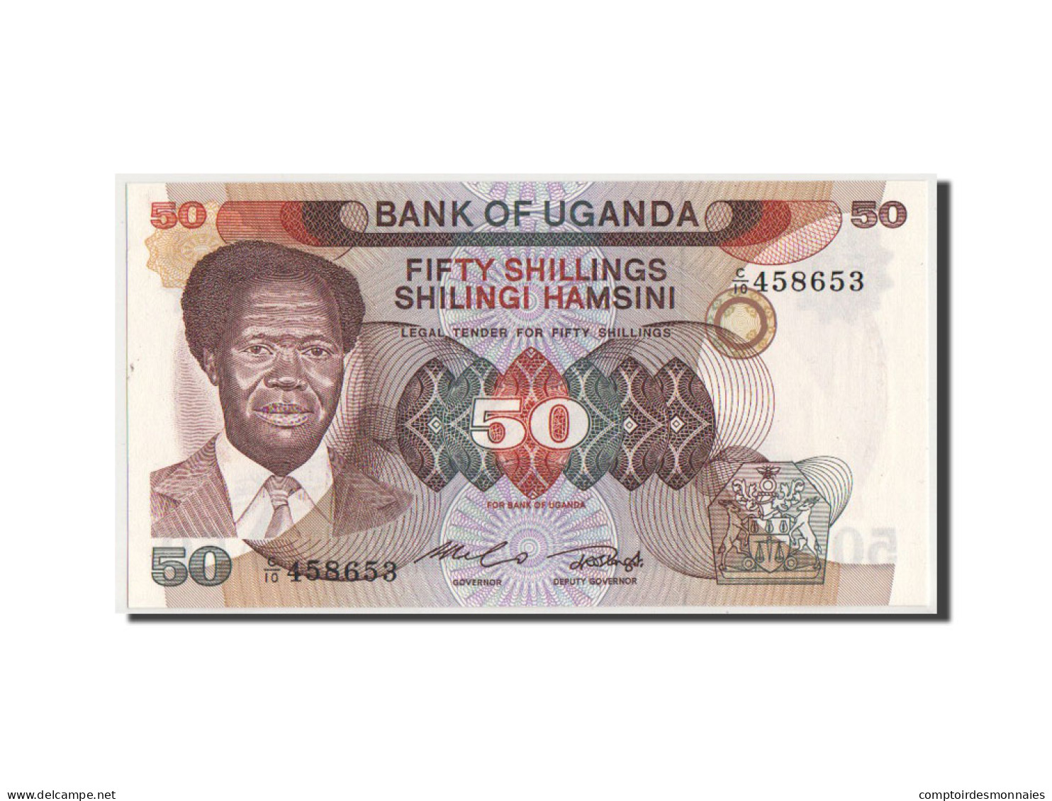 Billet, Uganda, 50 Shillings, SPL