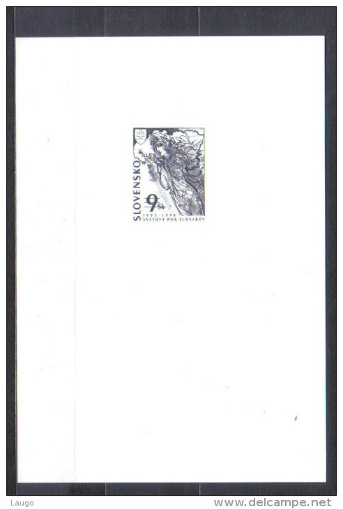 Slovakia  Blackprint  Slovak World Year 1997 - Lettres & Documents