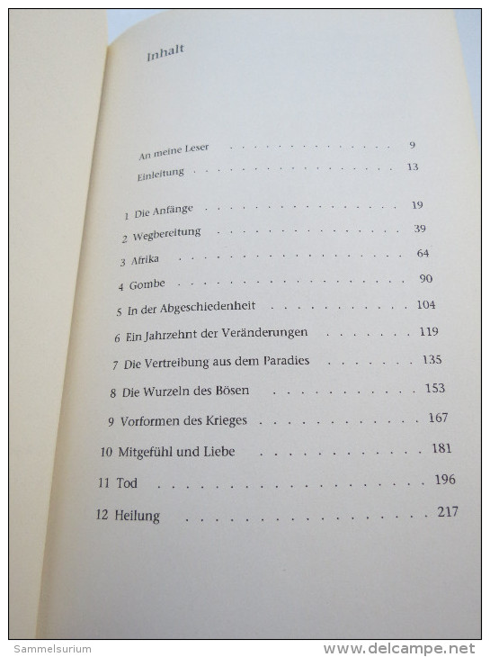 Jane Goodall (mit Phillip Berman) "Grund Zur Hoffnung" Autobiographie - Biografía & Memorias