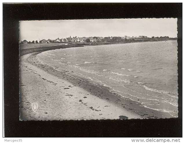 56  Ile D'arz La Plage De La Falaise édit. Du Lys N° 1104 , Cachet Perlé Isle D'arz - Ile D'Arz