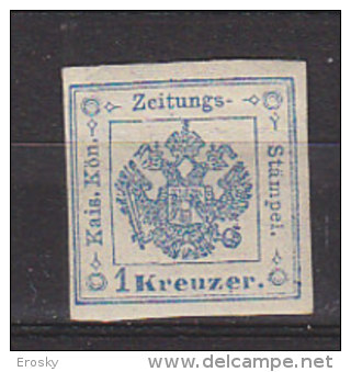 K4974 - OSTERREICH AUSTRIA TAXE POUR JOURNAUX Yv N°1b (II) * - Taxe