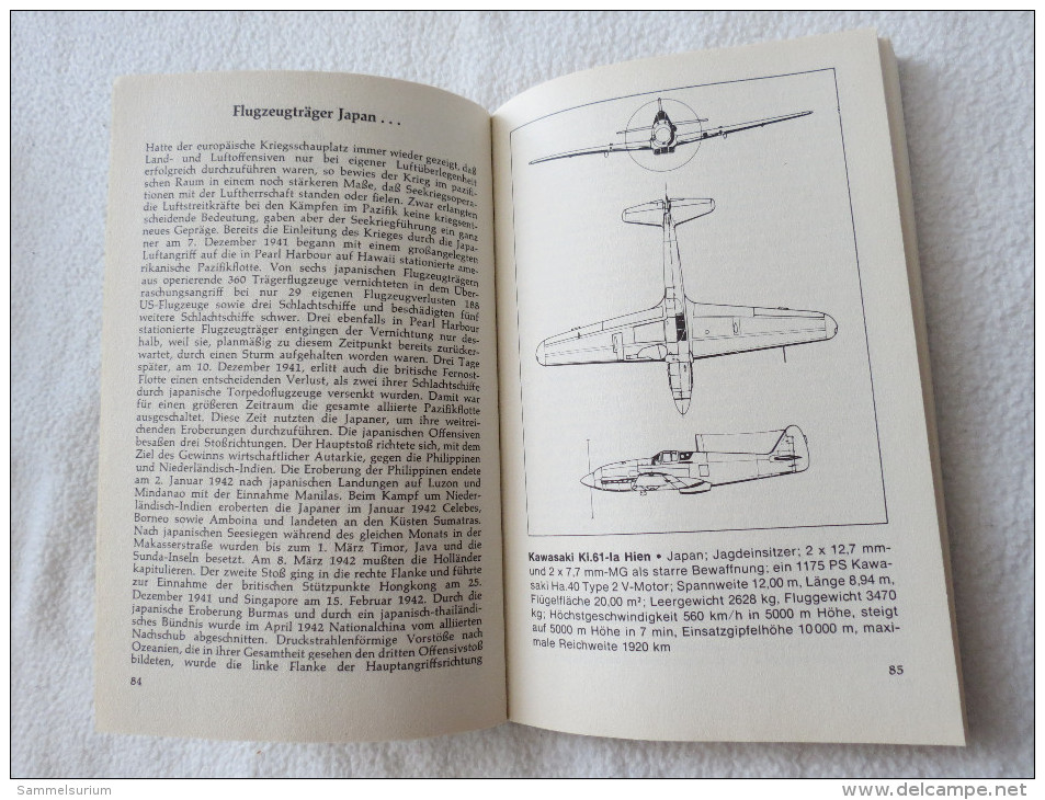 Karlheinz Kens "Die Flugzeuge Des Zweiten Weltkriegs 1939-1945" Eine Flugzeugtypen-Sammlung - Police & Militaire