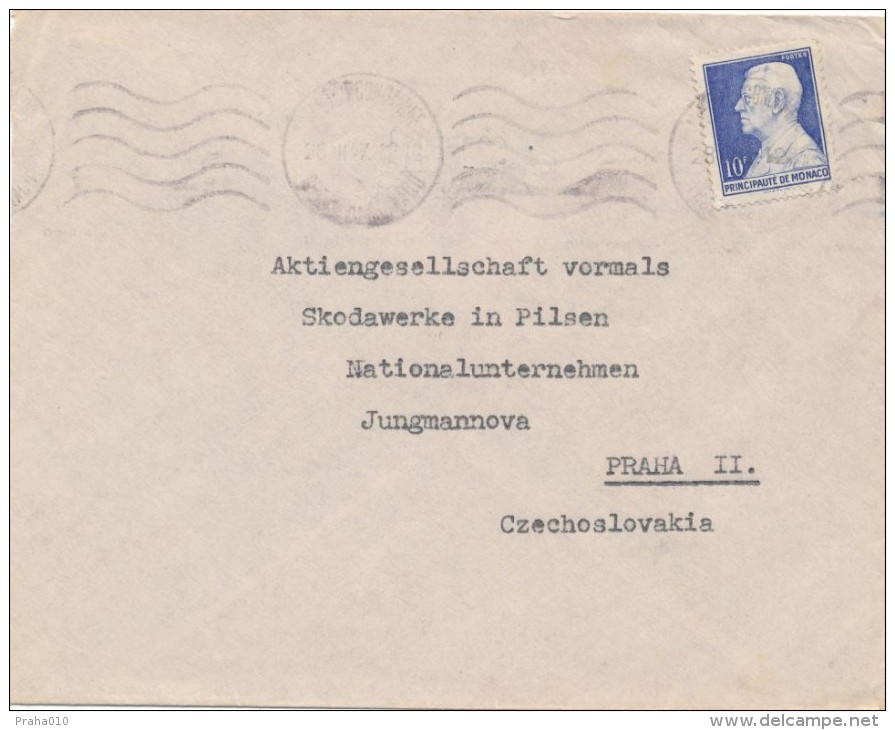 I5470 - Monaco (1947) - Lettres & Documents